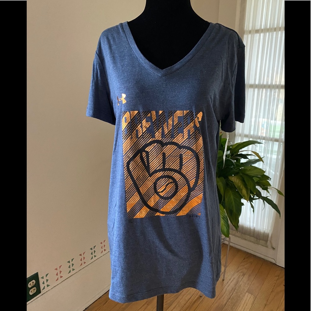 Under Armour Women's MLB Milwaukee Brewers T-Shirt